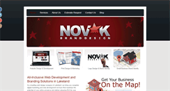 Desktop Screenshot of novakbrand.com