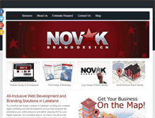Tablet Screenshot of novakbrand.com